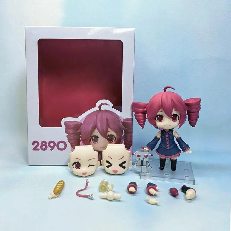 Nendoroid Kasane Teto 2890 Posable Interchangeable Face Anime Game Figure Collectible Desktop Decoration Ornament Toy Gift