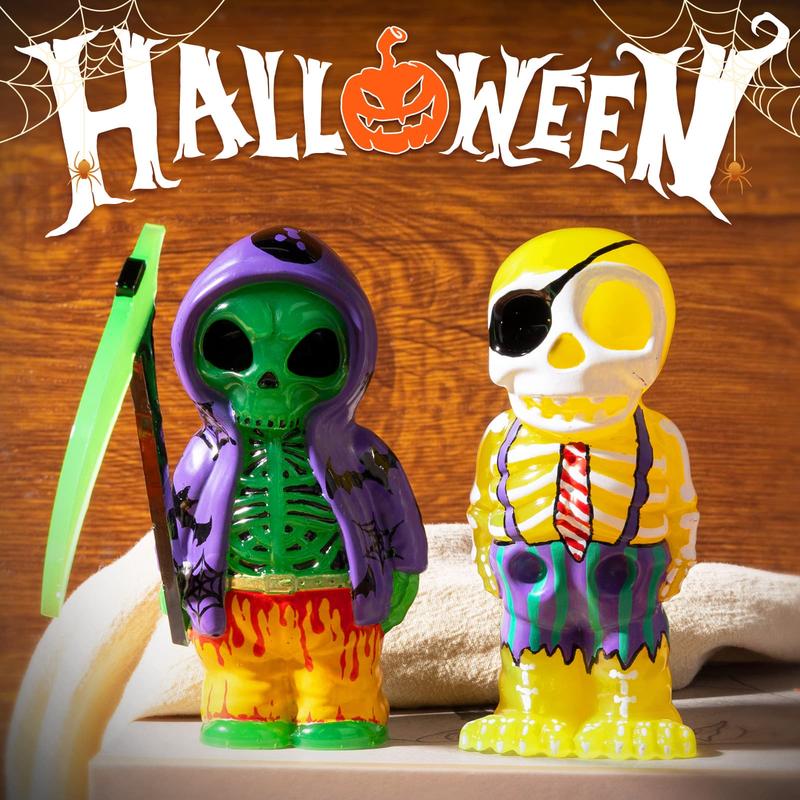 Grim Reaper Skull Resin Molds with Scythe,Funny Skull Silicone Molds for Resin, 3D Skeleton Epoxy Resin Molds for DIY Halloween Decorations & Gothic Spooky Figurine,Gifts