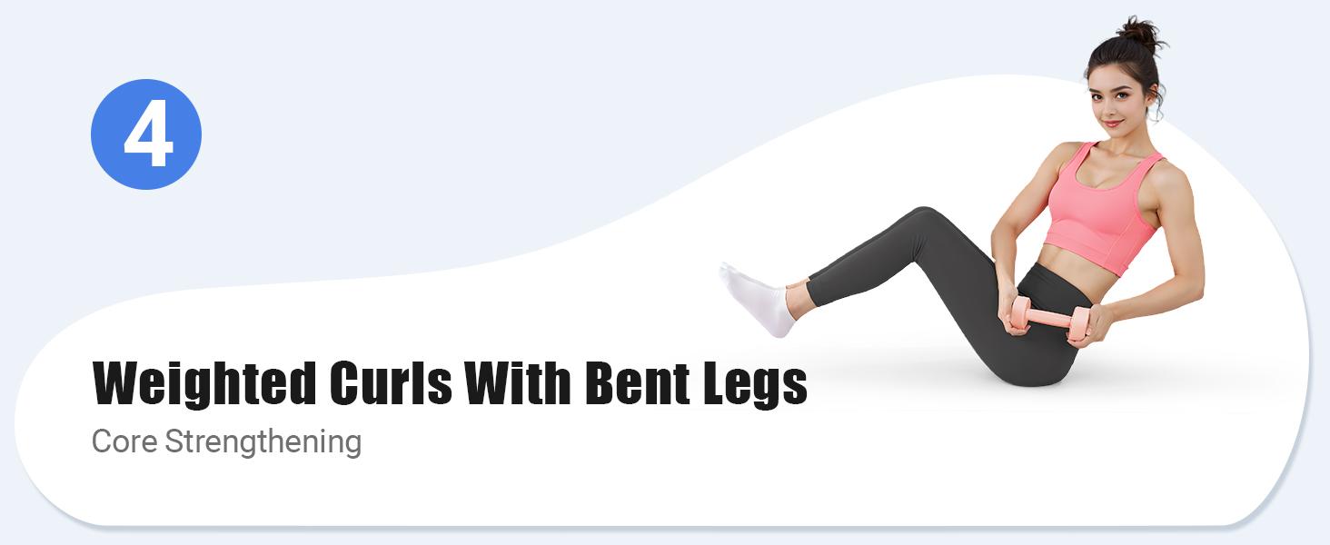 MERACH Adjustable Dumbbell Set, 4 in 1 Free Weights Dumbbells Each 2.2-8.8LBS Hand Weights for Women Soft Rubber Handle for Home Gym Exercise Training