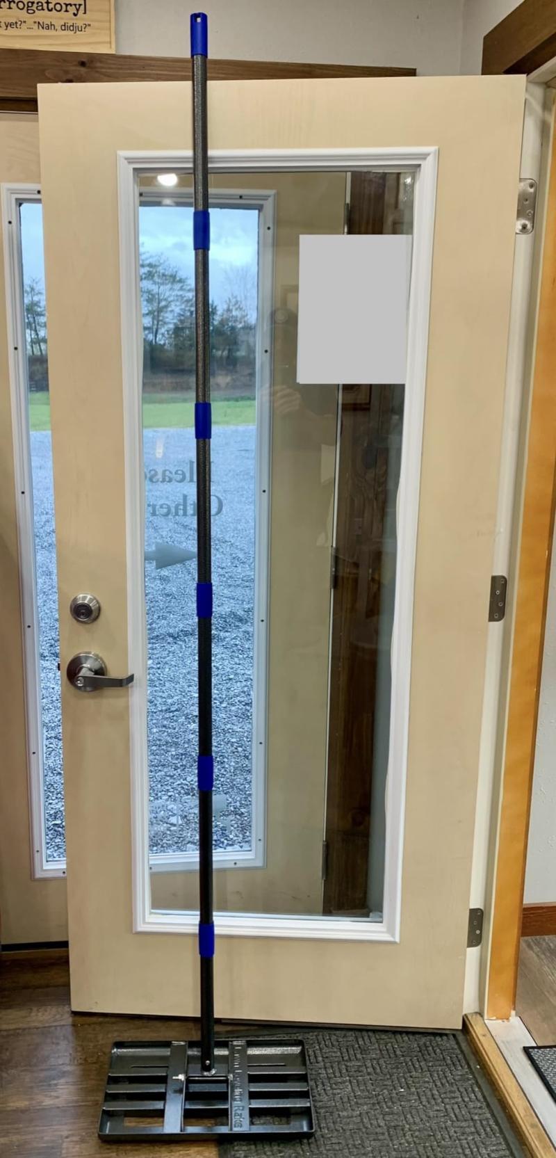 Lawn Leveling Rake, Heavy Duty Ground Leveler with Adjustable Handle for Yard Garden, Soil Sand Spreading Dirt Top Dressing, Lawn Level Tool