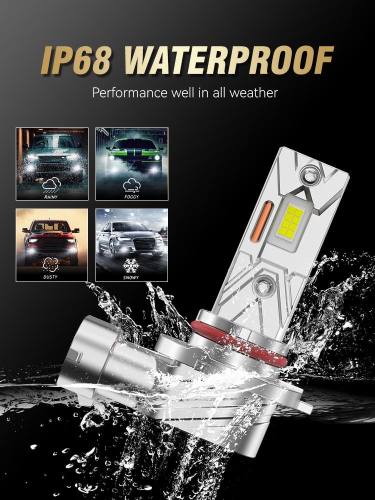 2Pcs 50000LM H7 H4 H1 H11 H8 H9 LED Headlight Bulbs Fanless 6000K White 9005 HB3 High Low Beam 9006 HB4 Vehicle Light Driving Lamp 12V