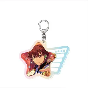 Anime Peripheral Store Ensemble Stars!!Shu Itsuki Brand New! Acrylic HD Figure Keychain Pendant Decor Fans Charm Gifts About 6cm