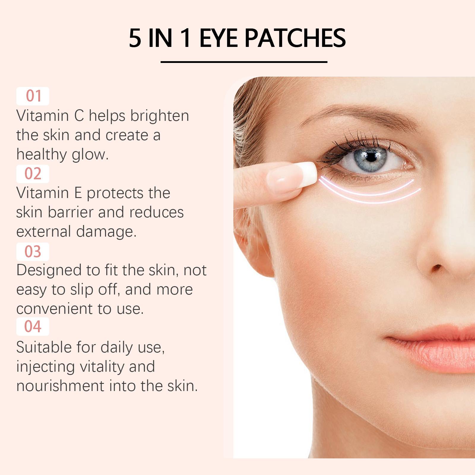 [NEW] The Peptide Collagen Hydrogel Eye Patch 60 Patches Reduce Puffiness Hydrate Under-Eye Bags in 10 Minutes
