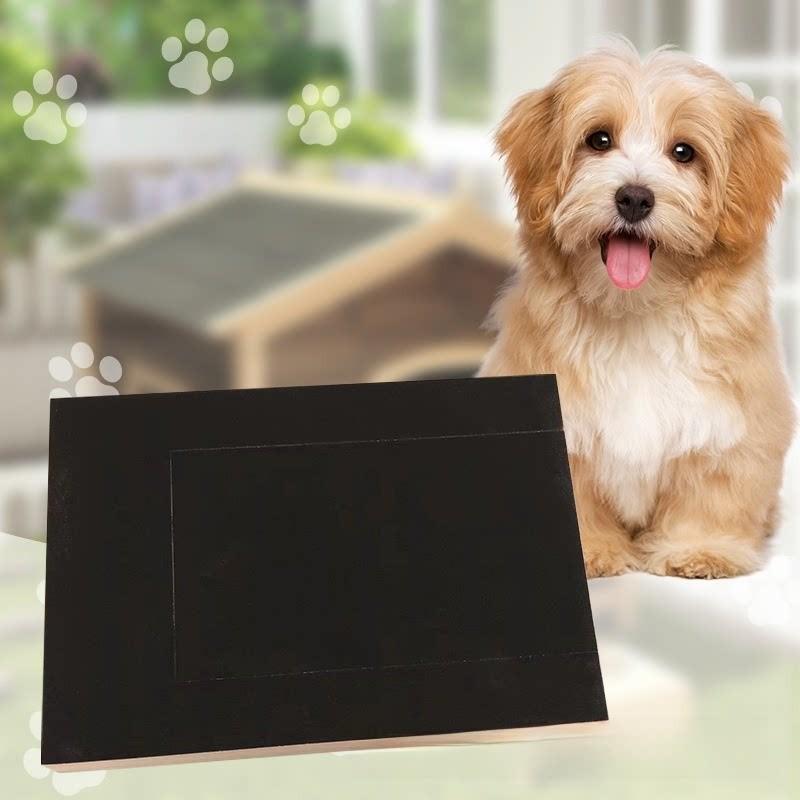 Wooden Pull-Out Dog Scratcher Board with 2 Replacement Sandpapers, Durable and Dust-Resistant, Pet Supplies, Paw Repair Board