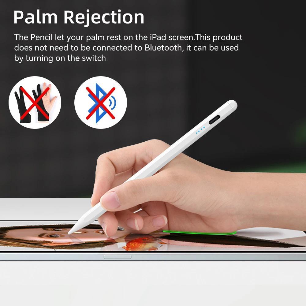 Pencil for Apple iPad with Palm Rejection Stylus Pen for iPad Air M2 Pro 13 Pro 12.9 10 Gen 7th 8th 9th 10.2 for iPad Pencil Pencil for Apple iPad with Palm Rejection Stylus Pen for iPad Air M2 Pro 13 Pro 12.9 10 Gen 7th 8th 9th 10.2 for iPad Pencil