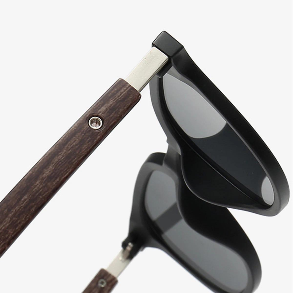 3 Pack Women’s Retro Wood Grain Square Sunglasses, UV400 Protection Brown Shades Set, Flattering Frame for Round Faces, Stylish Fashion Sunglasses for Travel, Outdoor Sports & Daily Wear