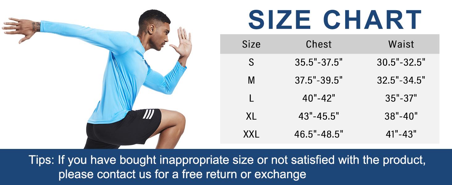TELALEO 5 value pack Long Sleeve Shirts for Men Moisture Wicking UPF SPF Sun Protection Tee Shirts Workout T Shirts Casual dealsforyoudays