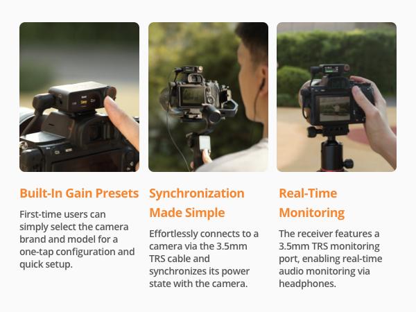 DJI Mic 2 Clip On Cordless Mics with High-Quality Audios for iPhone, Camera, Android, Ultralight Design, Adaptive Gain, Intelligent Noise Cancelling, Dual Band Anti-Interference, 32-bit Float Internal Recording, Vlog, Livestream, Clip On Mic