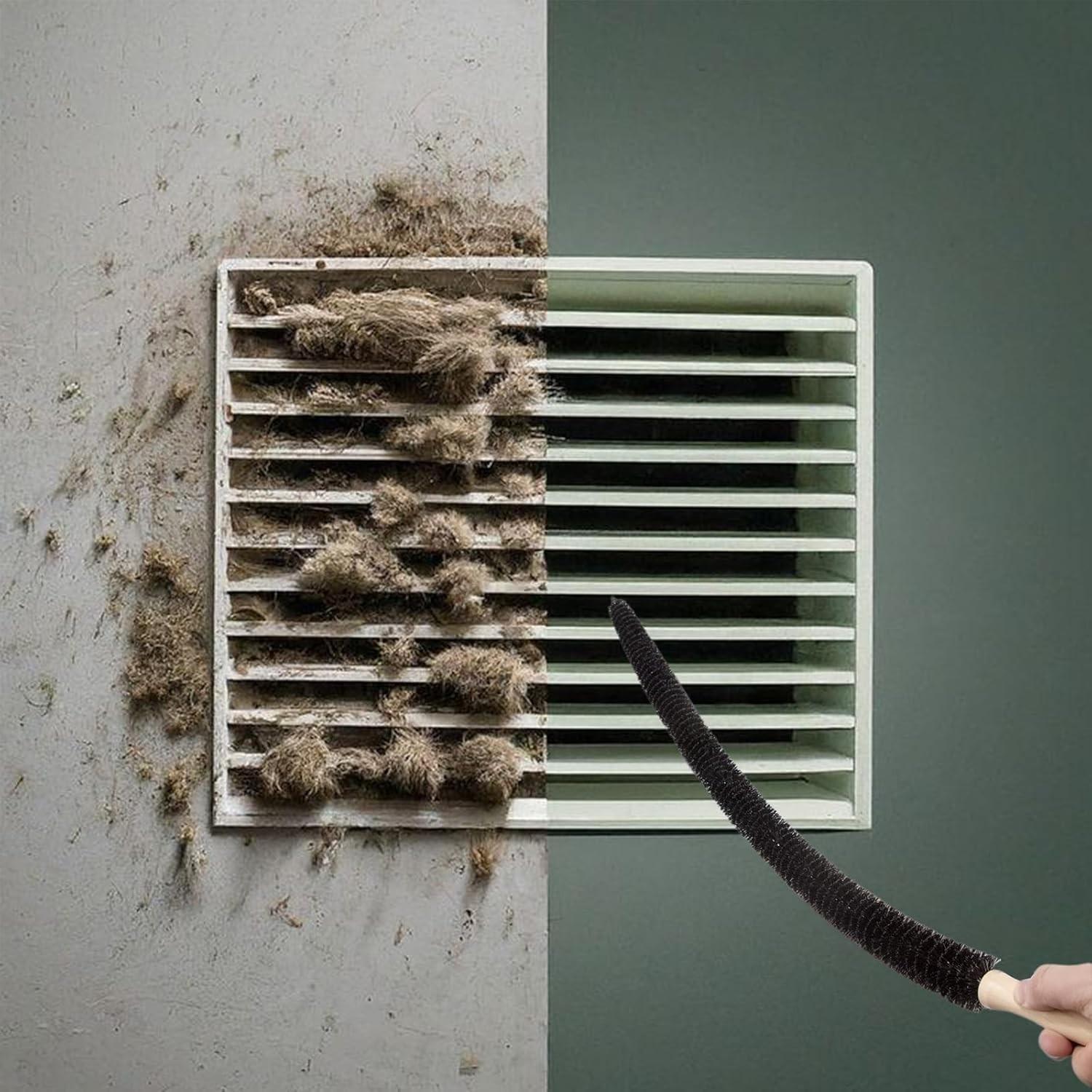 Long Flexible Drying Machine Vent Cleaner Brush, Refrigerator Condenser Coil Cleaning Tool, Air Conditioner Vent Cleaning Brush, Household Cleaning Tool