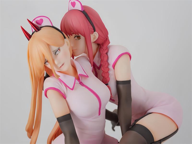 13cm Nurse Power & Makima Anime Action Figure Model, Collectible Figurine, Desktop Decor Figures, Figurines for Collectors, Toy Statue for Desktop Decoration 13cm Nurse Power & Makima Anime Action Figure Model, Collectible Figurine, Desktop Decor Figures, Figurines for Collectors, Toy Statue for Desktop Decoration