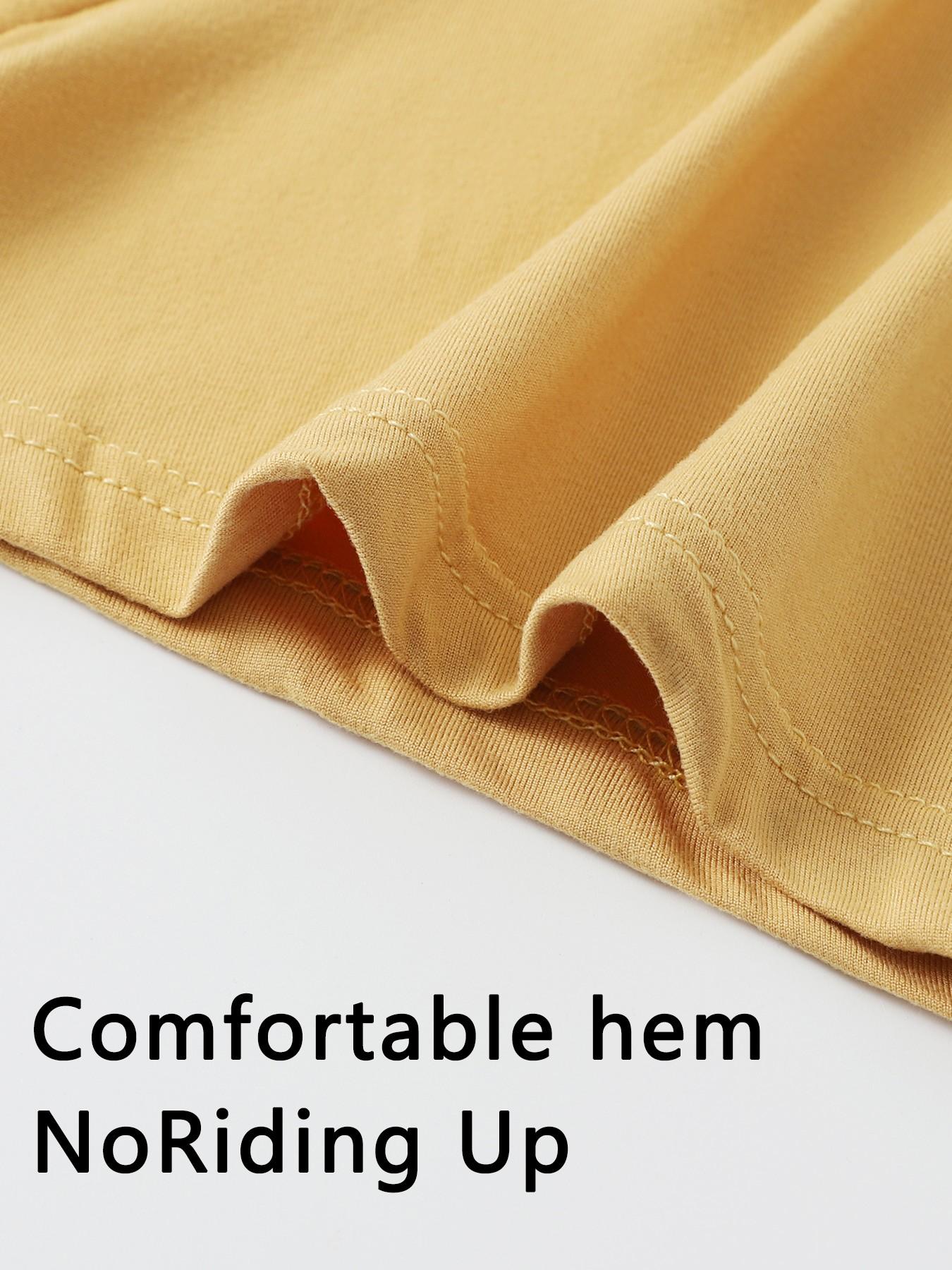 Golden men's boxer briefs, personalized lettered waistband, full of vitality, comfortable and skin-friendly