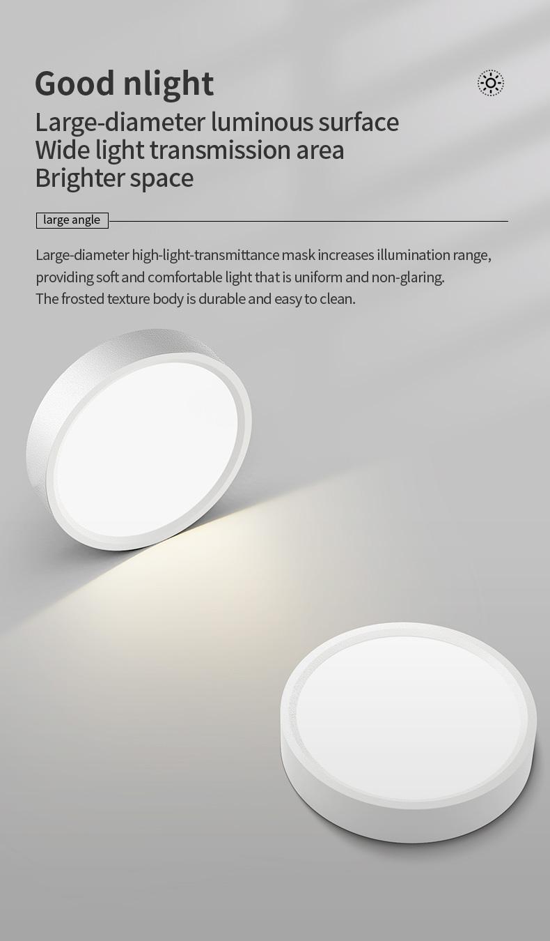 LED Small Ceiling Light, Ultra-Thin Surface Mount Cylinder Lamp, Round Pendant Light, Hallway Light, Entryway Corridor Ceiling Spotlight