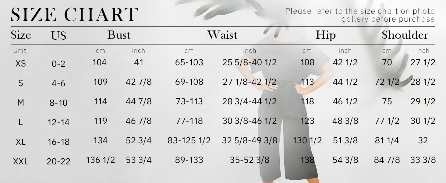 CHARTOU women's summer and autumn short sleeved jumpsuit with bow tie at the waist and wide leg seven quarter jumpsuit