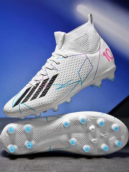 Men's Sports Football Shoes, Sports Lace Up Soccer Shoes, Football Cleats, Training Shoes for All Seasons, Football Field Boots