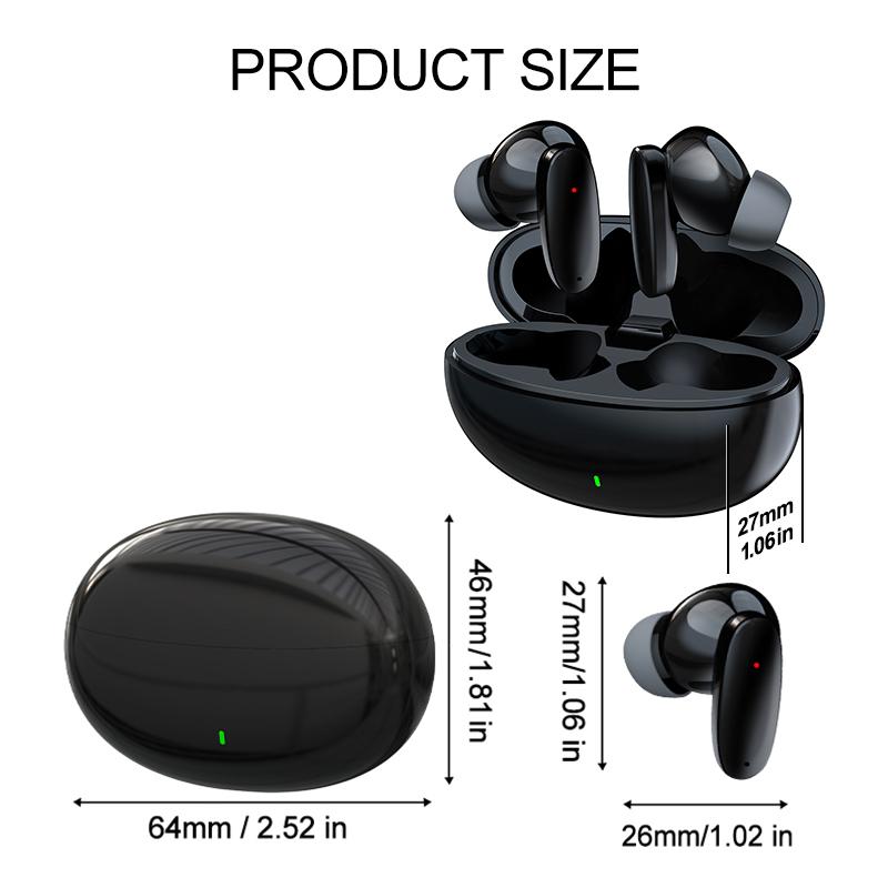 New TWS Wireless Earphones, True Wireless Ergonomic Design, Ultimate Comfort, High Fidelity Sound, Deep Bass, Stereo Calls, HD Voice Calls
