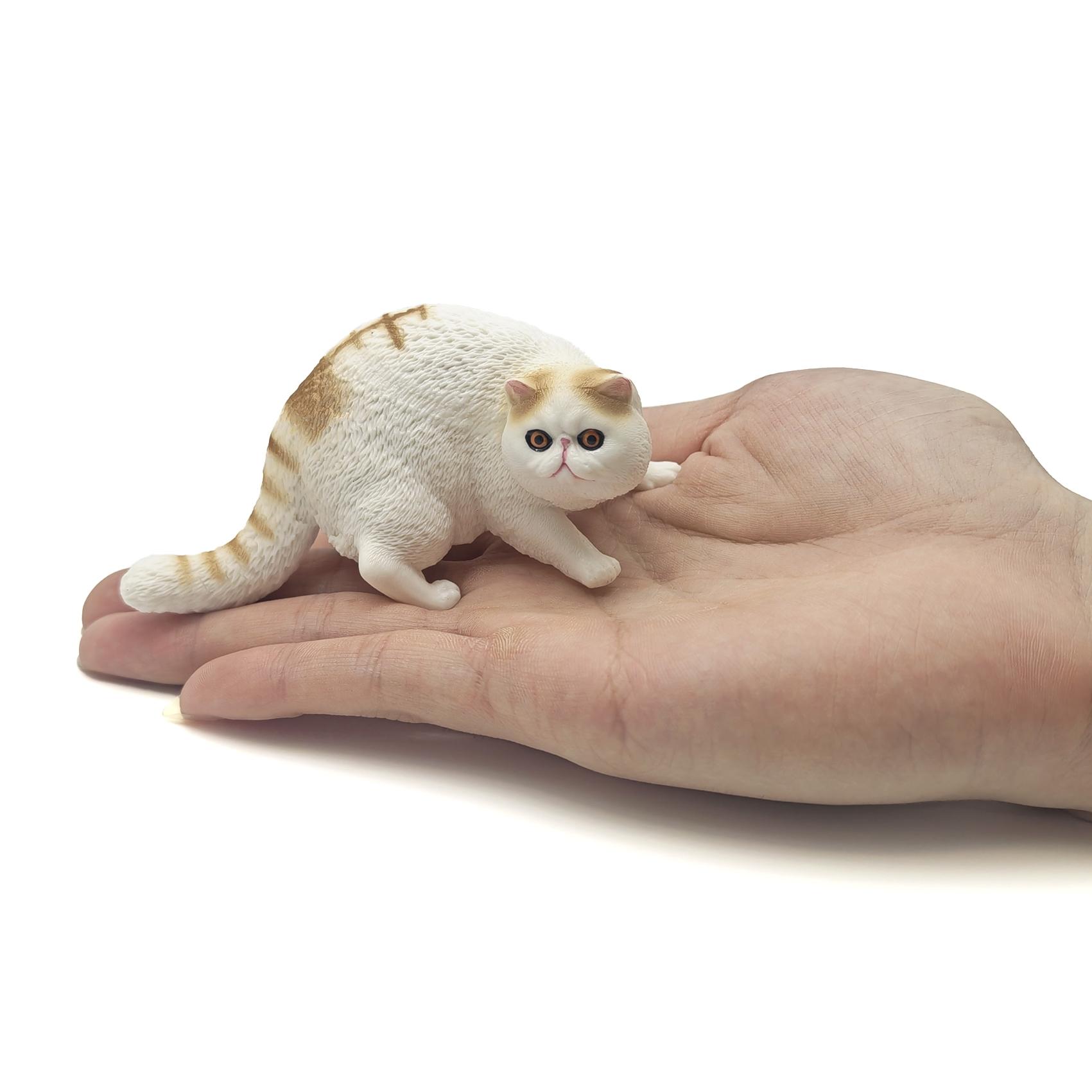 High Precision Cat Sculpture, Realistic PVC Home Decor, Office and Living Room Decoration, Garden Ornament, Desktop Display, Bonsai Decoration