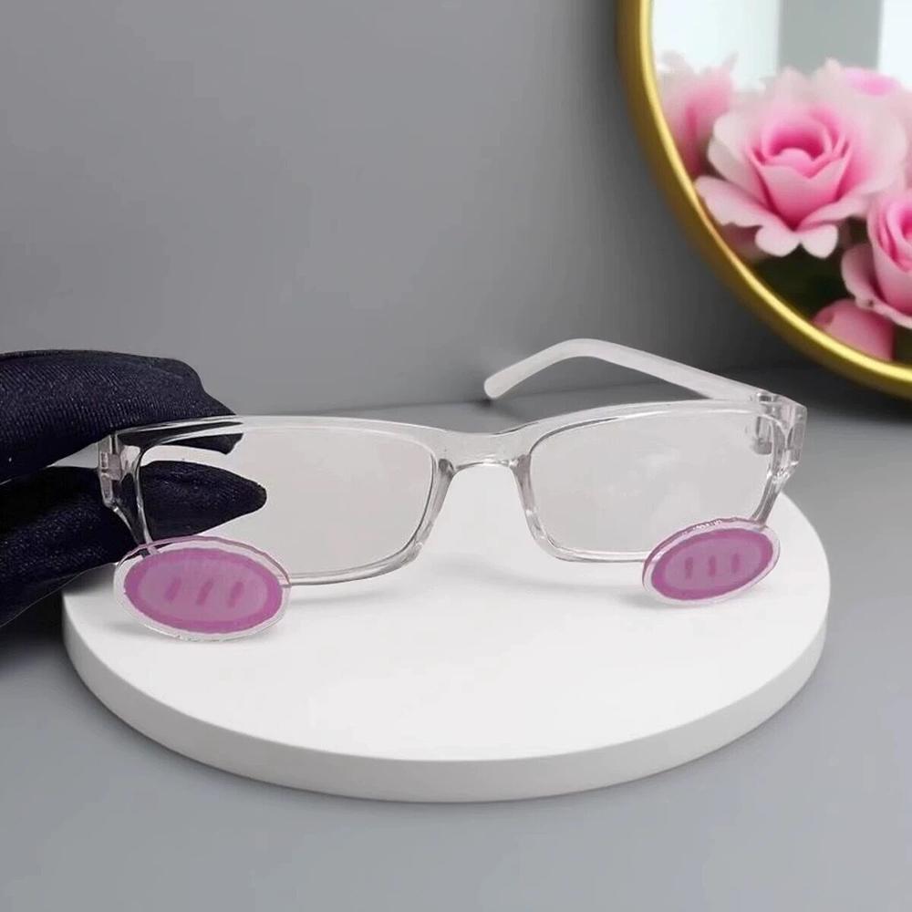 Anime INS Powder Blusher Glasses Cosplay Kawaii Acrylic Transparent Black Eyewear Fashion Retro Y2K Sunglasses Accessories
