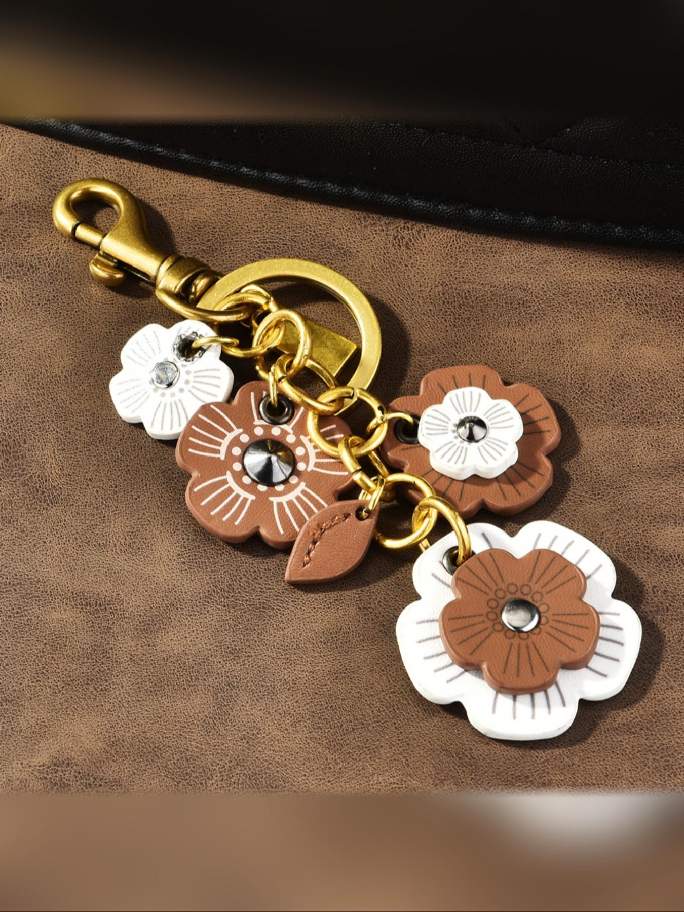 New Zeus Bag Extension Chain, Shoulder Bag Extender Flower Chains Accessory Keychain, Charms For Bags, Casual Style All Seasons