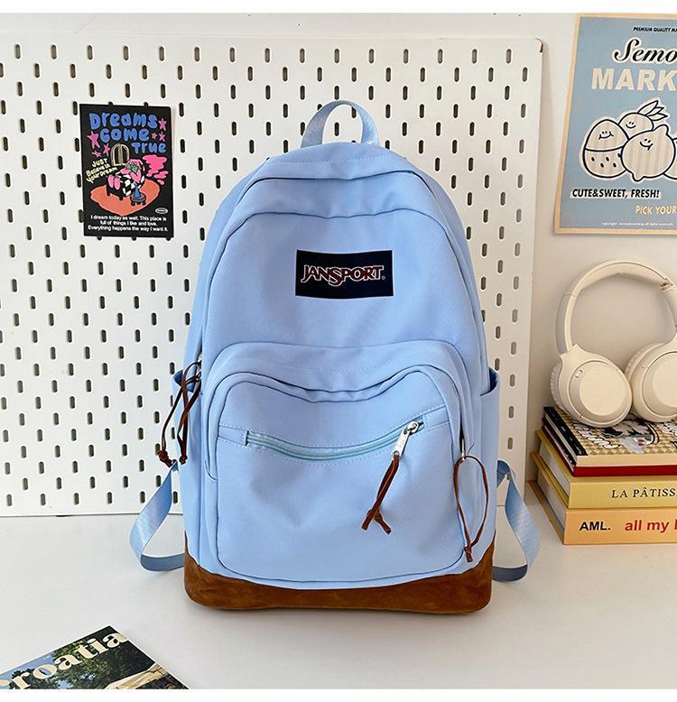 JanSport Suede Backpacka stylish and trendy student bookbag, perfect for  sports and outdoor travel - TikTok Shop