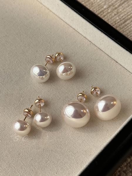 New 6-Piece Set High-Quality Steamed Bun Pearl Earrings, Multifunctional Daily Jewelry, Wedding Season Accessories, Perfect Gift, Fashion Earring