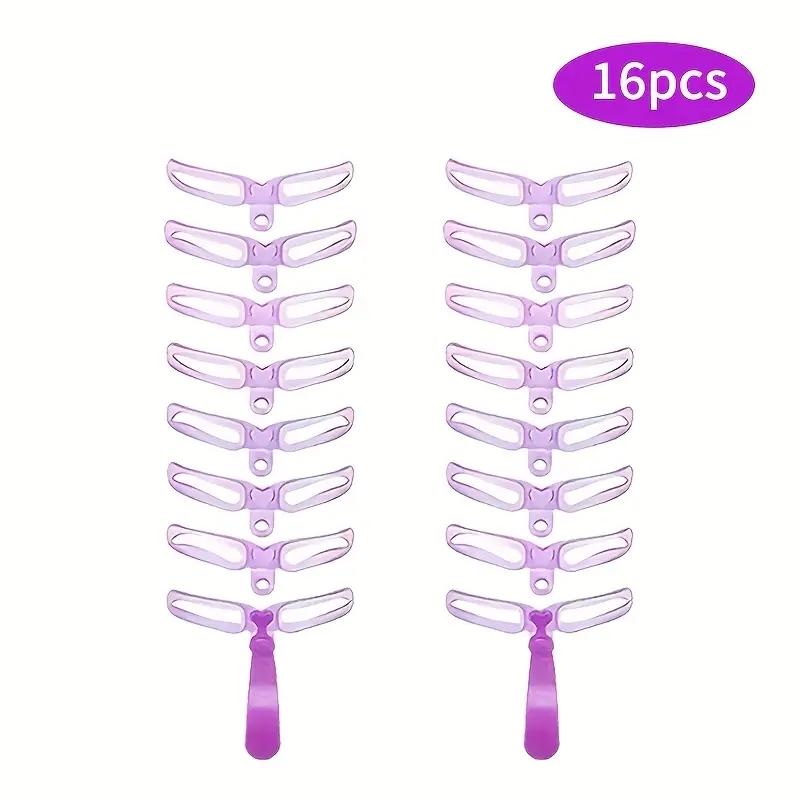 8 Set Eyebrow Template Stencil Makeup Tools Eyebrow Shaping Perfect Brows,Set of Eyebrow tools for Beauty Make Up Tools,Eyebrow Shaping Tools Make UP Aids