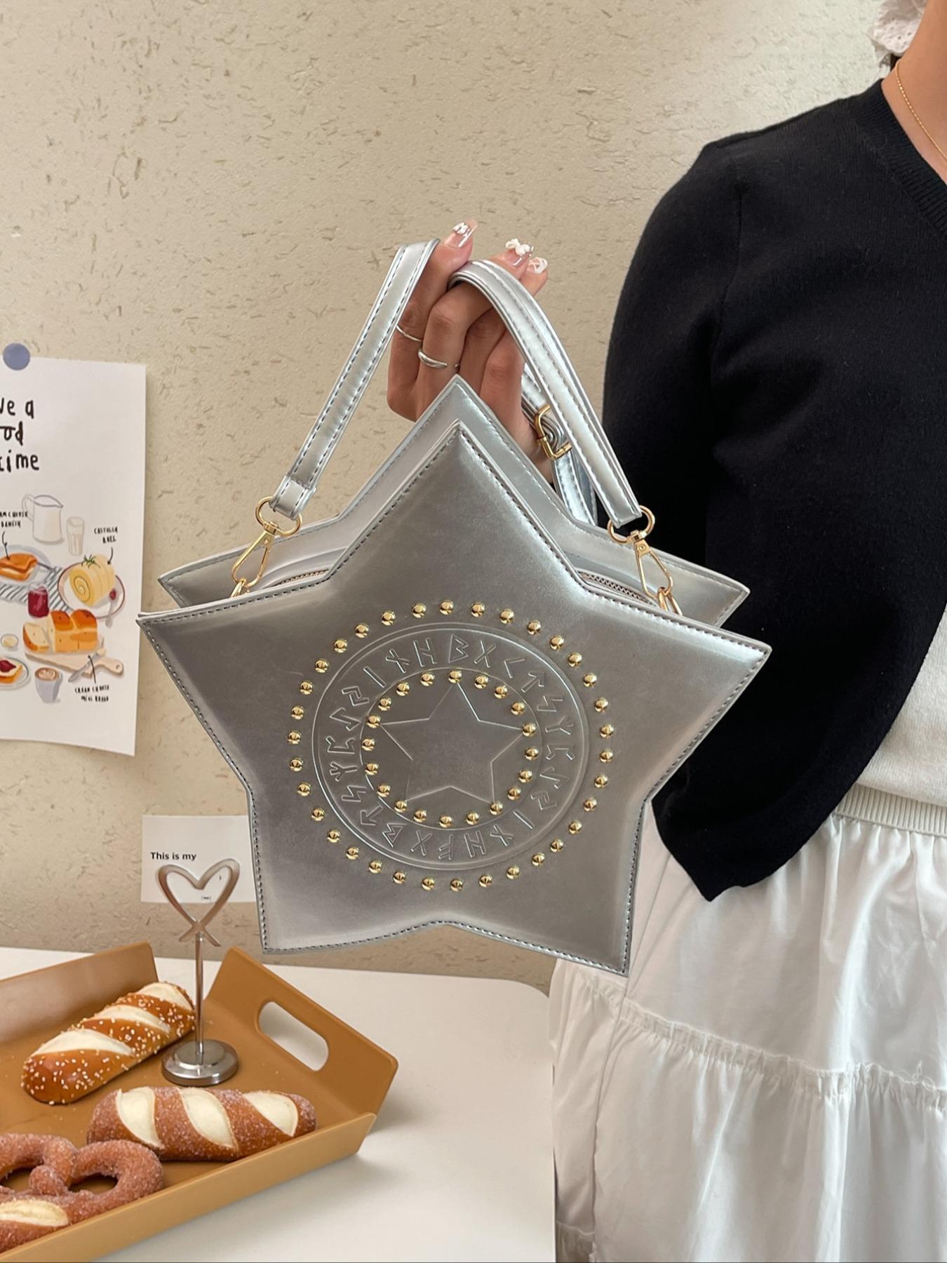 Trendy Star Crossbody Shoulder Bag, 2026 New Fashionable PU Material, Casual Style for All Seasons, Ideal for Travel and Daily Use