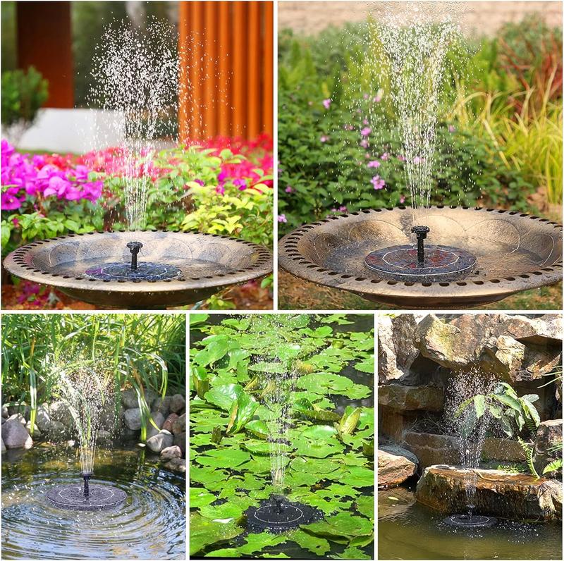 AISITIN Outdoor Garden Bird Bath Fountain,With a Solar Fountain,Weather Resistant Polyresin,For Outdoor Use in Settings Gardens,Patios,and Ponds