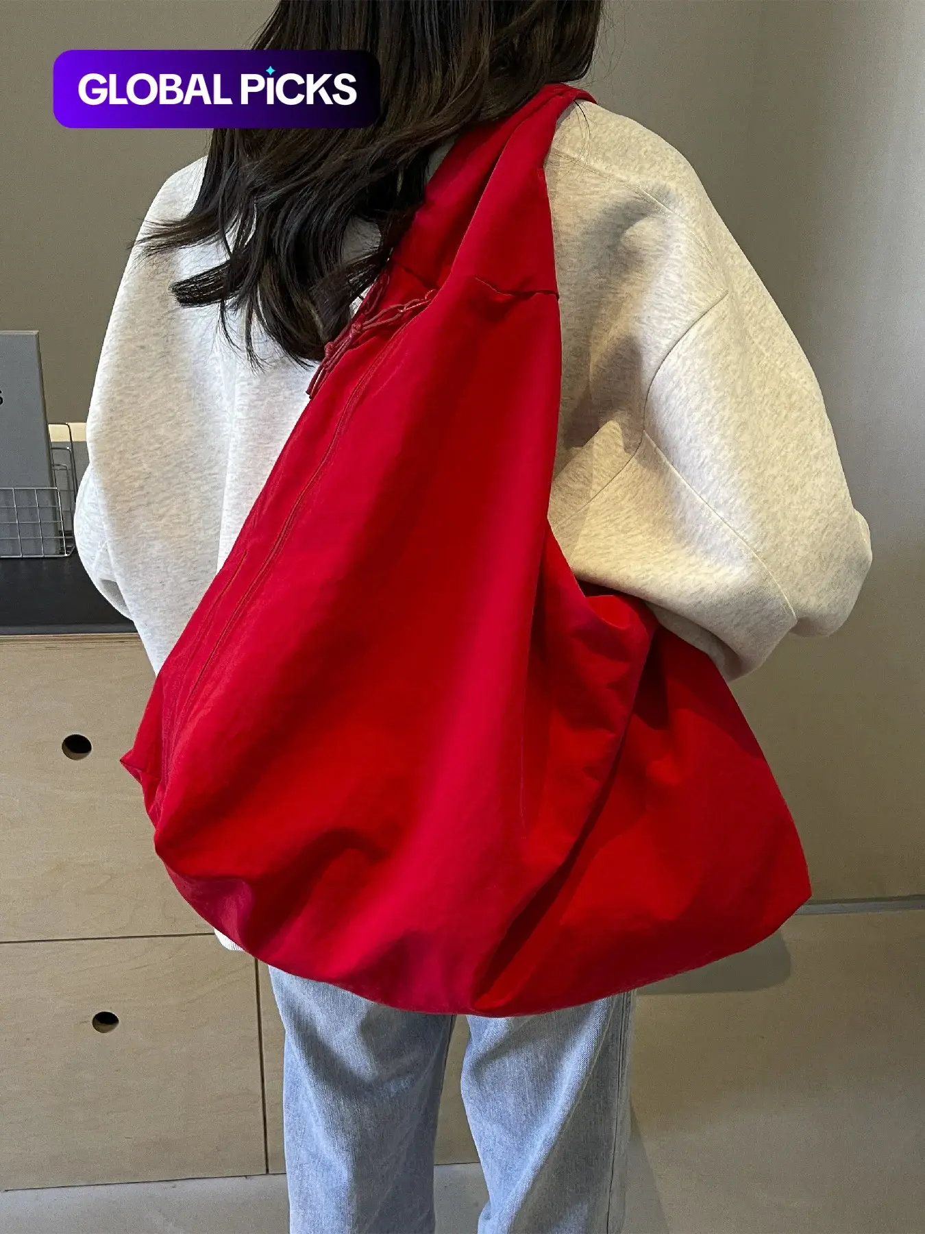 2026 School Season Crossbody Bag, Geometric Patterns, Large Capacity, Multiple Pockets, Casual Style, Ideal for Work, Travel, Students