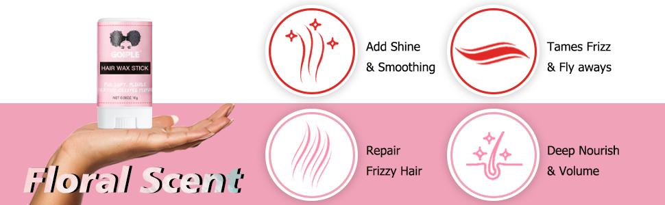 Boar Bristle Hair Brush Slick Back Hair Brush for Sleek Ponytail Bun & Smoothing Baby Hairs- Wooden Hair Brush for Men Women Natural