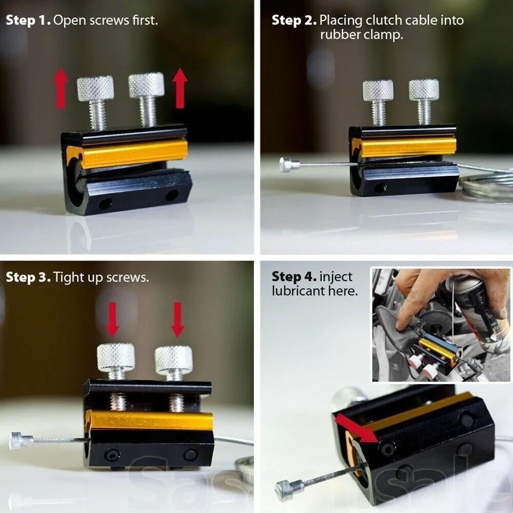 Atv Throttle Clutch Brake Cable Tool, Lubrication Wire Oiler, Motorcycle Aluminium Cable Lube Tool, Motorbike Brakes Parts