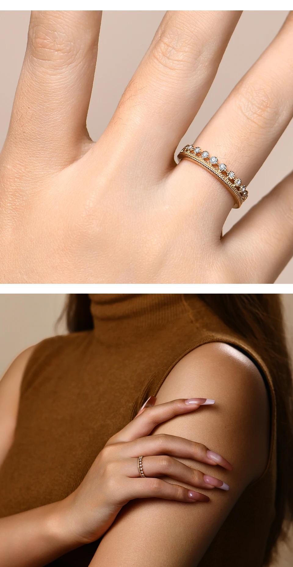 1.3mm D VVS1 Color Synthetic Moissanite Ring for Women Engegament Wedding Rings Fine Jewelry  R239