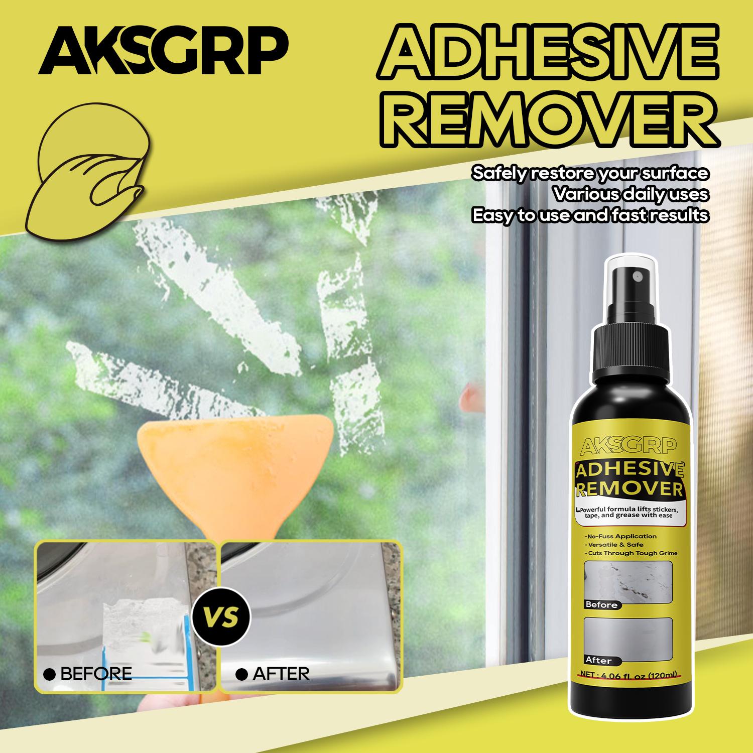 Adhesive Remover, Dissolves And Softens Adhesive on Automotive Glass And Paint, Automotive Safe, Easily Removes Glue Labels, Decal Tape Residue, Residue Removal, Remove Stickers Quickly
