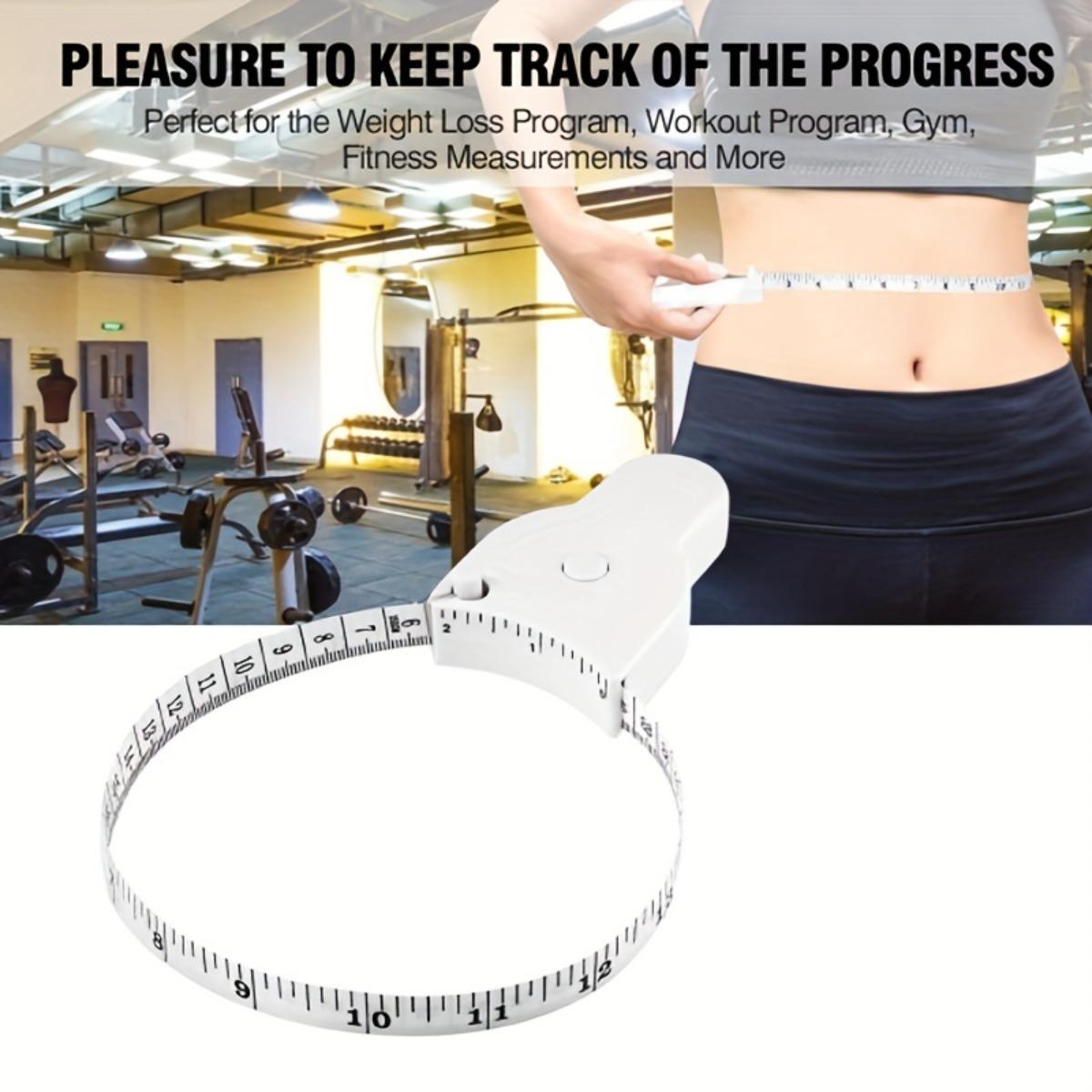 Automatic high-precision measuring tape for three sizes, fitness tape measure for waist, hip, arm, thigh and abdomen circumference