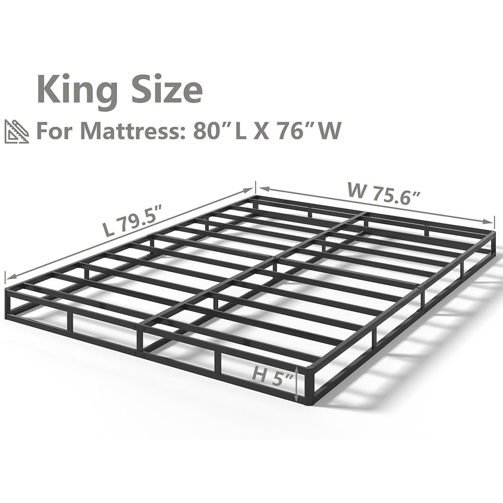 Edenza-Queen Box Spring 9 Inch5 7 9 box spring, Heavy Duty Mattress BoxSpring Foundation, Sturdy Queen Box Springs for Bed with Fabric Cover Set, Easy Assembly, Noise Free fabric cover set
