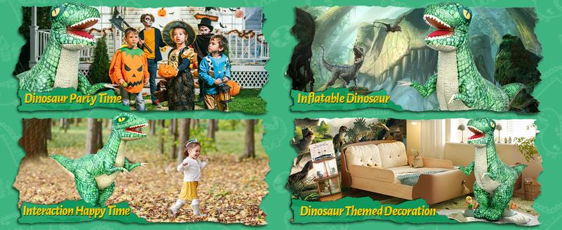 2.4GHZ Remote Control Inflatable Dinosaur Toy, Electric Toy Dinosaur with 360°Rotation and Sound Effects,Rechargeable Walking Dinosaur Toy, Birthday Gifts for Boys Kids Age 6-8 8-12