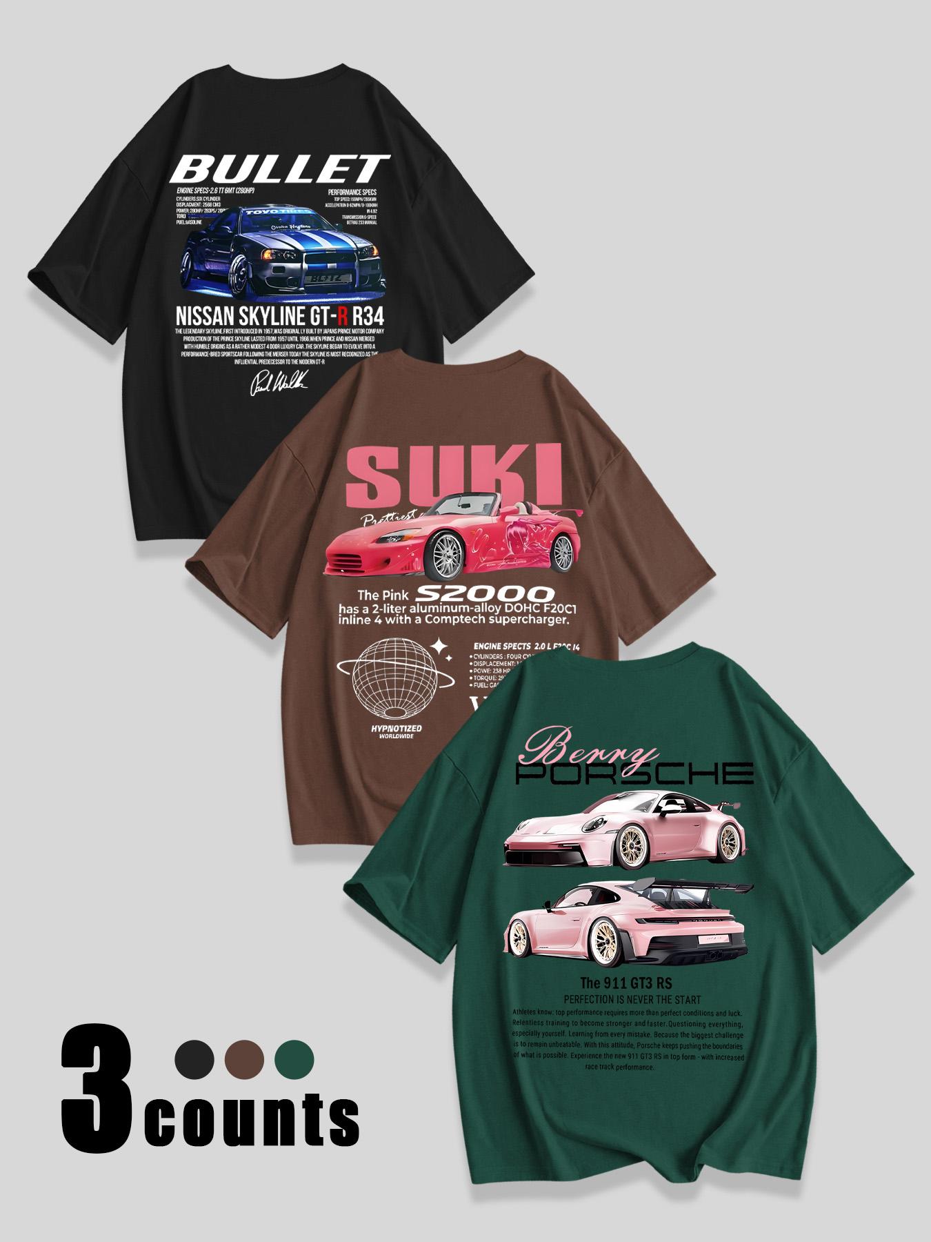 Breathable Casual T-Shirt for Women, Loose Fit Round Neck Design ...