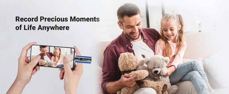 EATOP Flash Drives Intended for iPhone, Memory Stick Storage for Photos and Videos, USB External Memory Storage Flash Drive Compatible with iPhone iPad Android and Computers