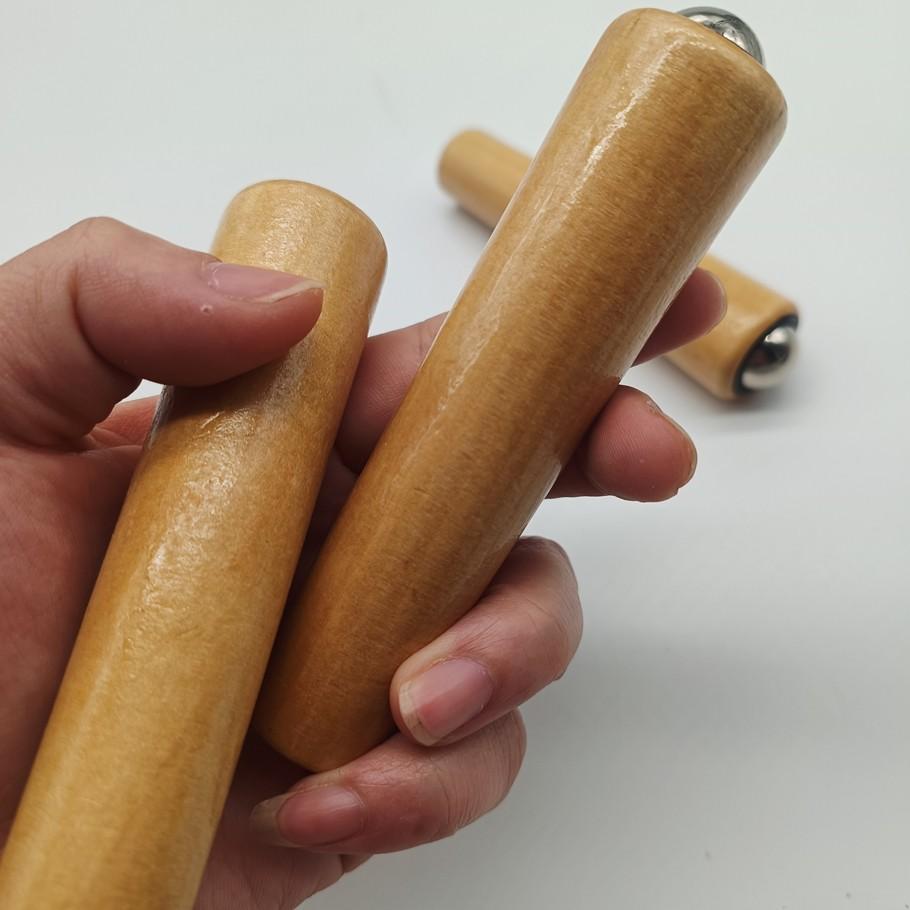 Portable 360 Degree Steel Ball Rolling Stick, Full Body Massage Roller, Abdominal Thigh Face Hand Back Muscle Massage Tool