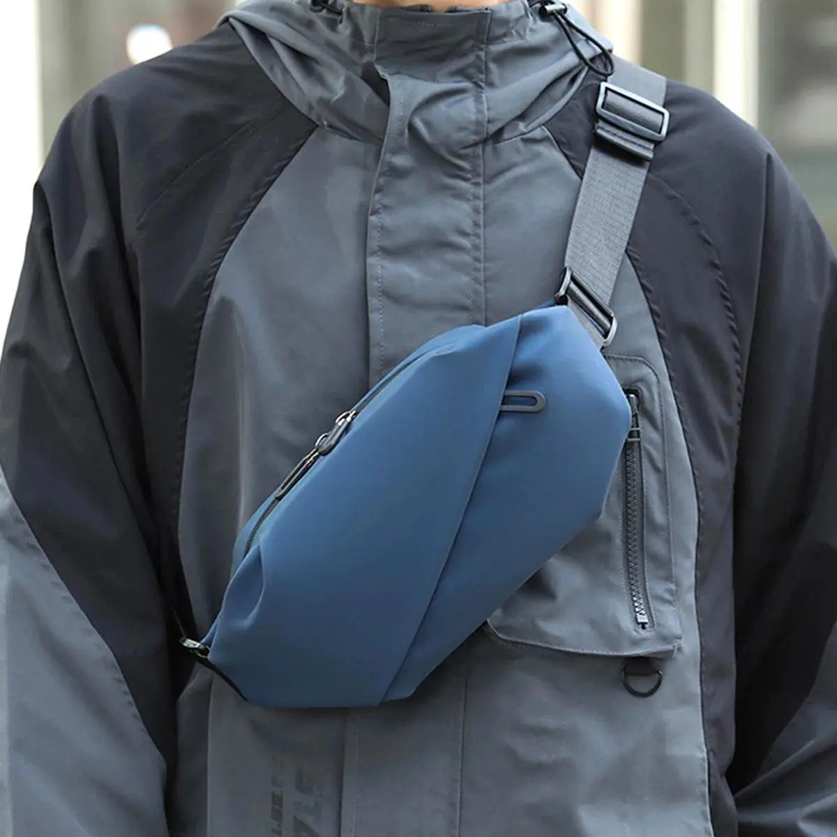 Men Minimalist Outdoor Sports Running Jogging Waist Bag Man Commute Waterproof Fanny Pack Stylish Cross Body Belt Bag Waist Bags