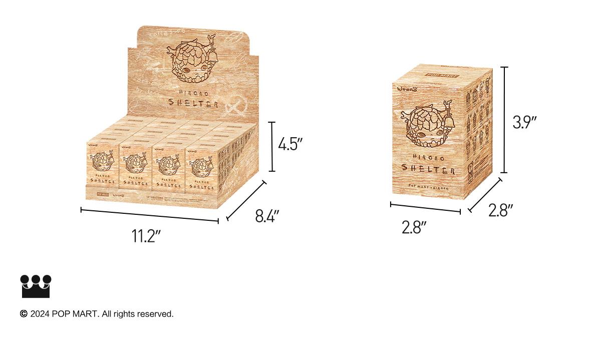 POP MART Hirono Shelter Series Figures, Blind Box, Mystery Box