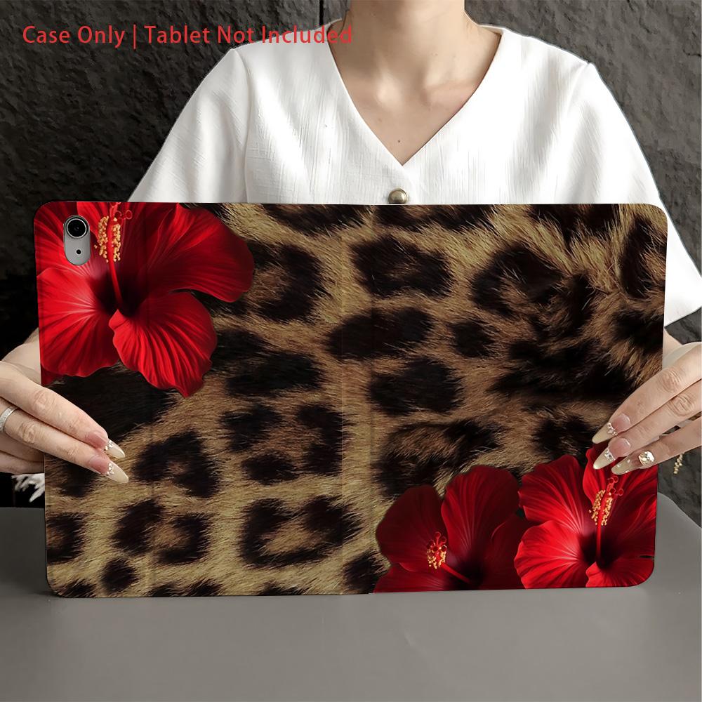 Case for ipad,A book-style tablet case Leaf Print Cover compatible with ipad 10th generation,for iPad Air(M2)/for iPad Pro(M4)/air4/5/6/pro10.5/2022/2021/2024/12.9/mini7/2019/,air m3/a16 2025, Tablet Protective Cover