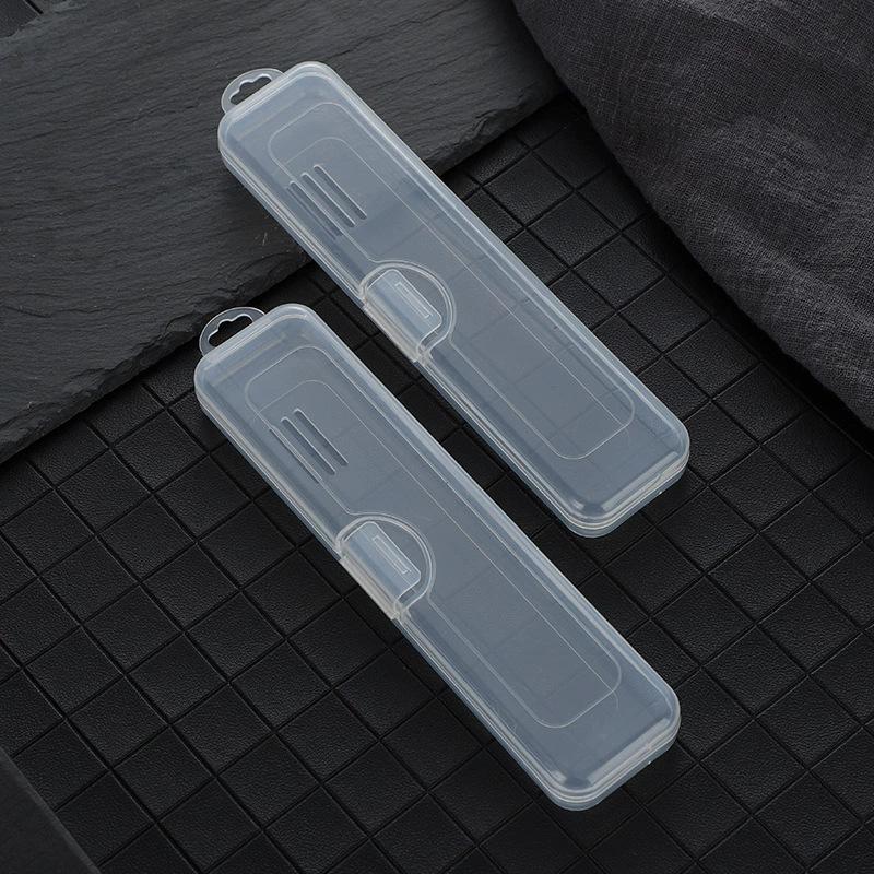 2pcs Transparent Dust-Proof Plastic Toothbrush Travel Container, Portable Toothbrush Holder, Easy Clean, Ideal for Travel and Home Use