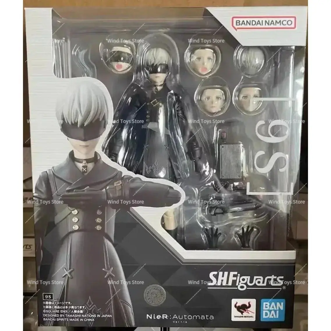 In Stock SH Figuarts SHF Nier Ver1.1a 9S Anime Action Figures Toys Models Collector S.H.Figuarts PVC Gifts