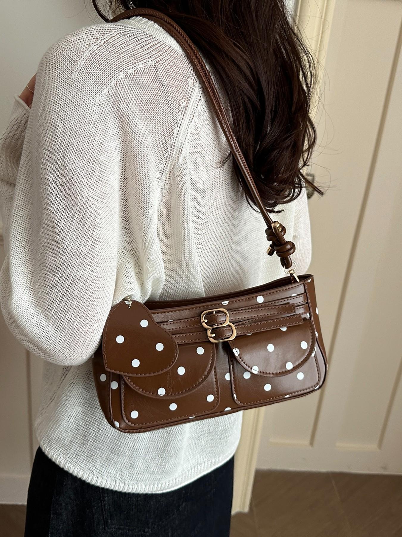 Women's Fashion PU Handbag, Large Capacity Crossbody Bag, Zip Closure, Perfect for Office, Travel, Outdoor Activities, Ideal Gift