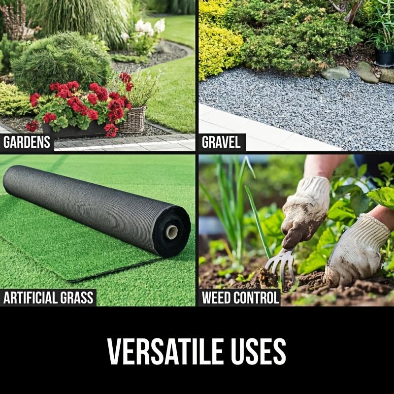 Weed Control Fabric, Permeable and Breathable, Effective Weeding, Garden Yard Lawn Cover, Easy Installation, Durable Multi-Use