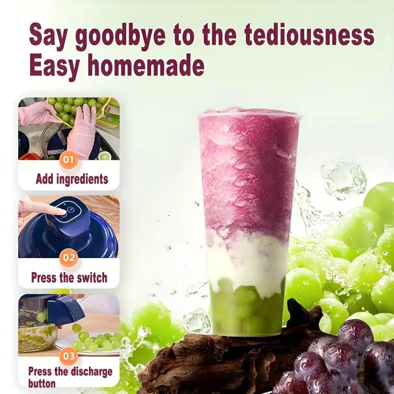 One-button operation fully automatic fruit and vegetable peeler, grape peeler, tomato peeler, garlic peeler, kitchen fruit and vegetable peeler, vegetable and fruit slicer, fast and easy multi-function food processor