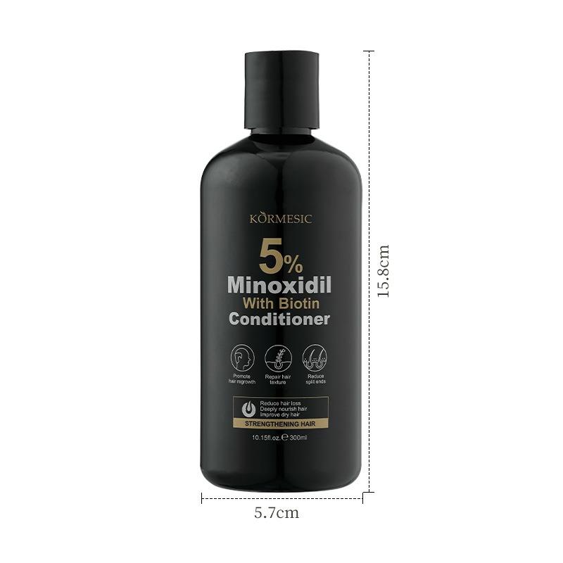 Kormesic 5% Minoxidil Biotin Hair Care Set, Anti-Hair Loss Growth, Nourishing Repair, Oil Control Dandruff Treatment, Men Women Beginners Kit