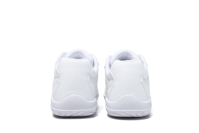 BAXINIER Youth Girls White Cheerleading Shoes Breathable Youth Cheer Competition Sneakers Athletic Training Dance Tennis Walking Cheerleading Shoes for Girls dance shoe