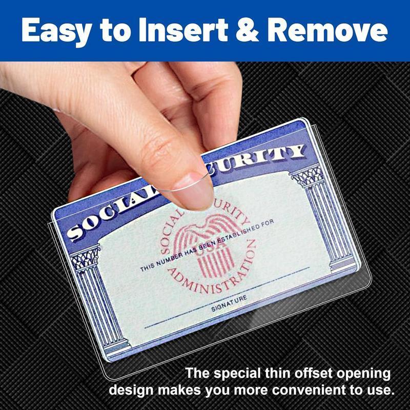 10 Pack Social Security Card Protector Sleeves, New Medicare Card ...