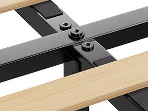 Bed Frame with 2 Storage Drawers, MATTRESS NOT INCLUDED, Bedframe with Headboard and Shelves, Upholstered  Bed Frame for Queen, King, Full, Twin, NO Noise, No Box Spring Needed, Beige, Gray